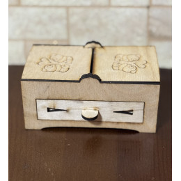 Подарочная шкатулка-комод Три секрета