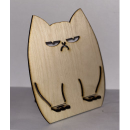 Подставка под телефон и планшет Недовольный кот