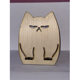 Подставка под телефон и планшет Недовольный кот