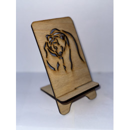 Подставка под телефон Медведь