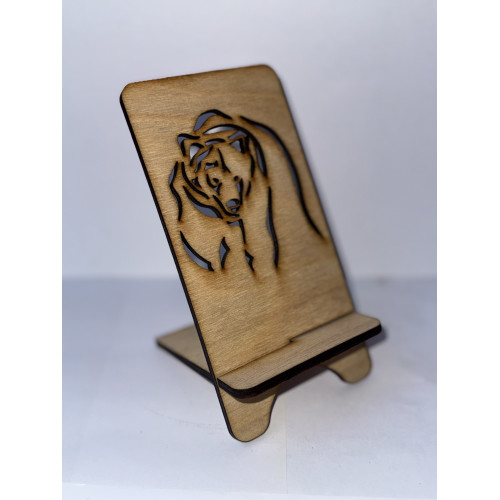 Подставка под телефон Медведь